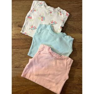 CARTERS BUNDLE OF‎ LONG SLEEVE ONESIES - 9M